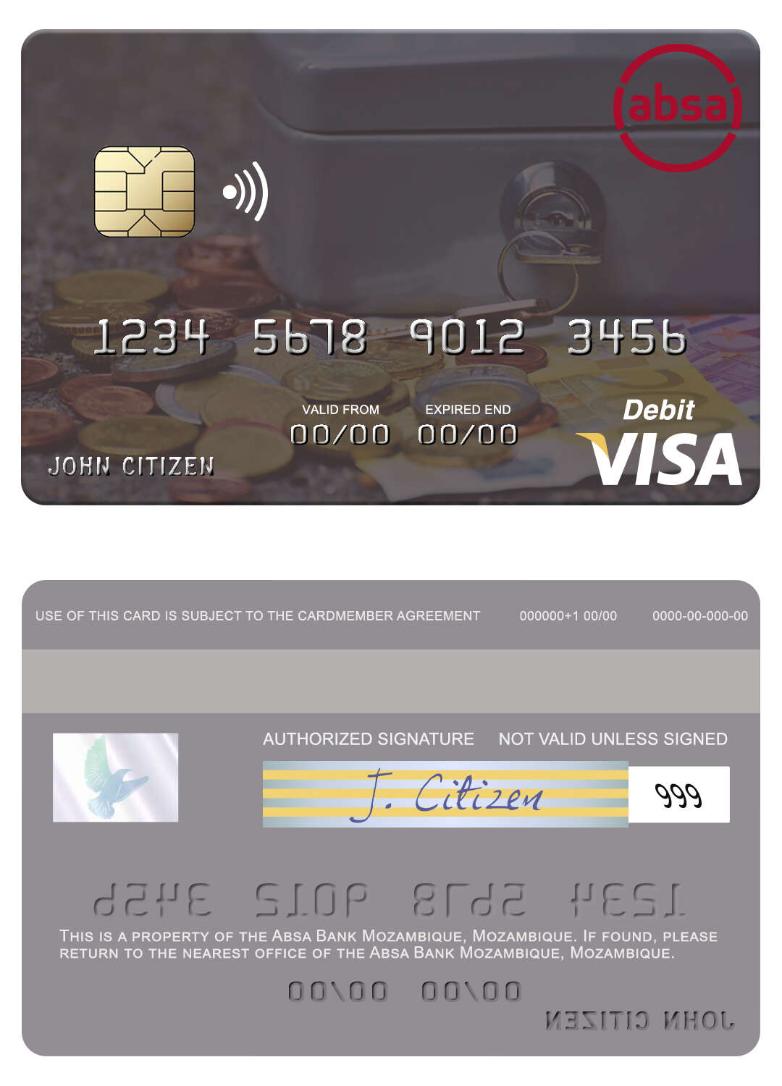 Mozambique Absa Bank Mozambique visa debit card